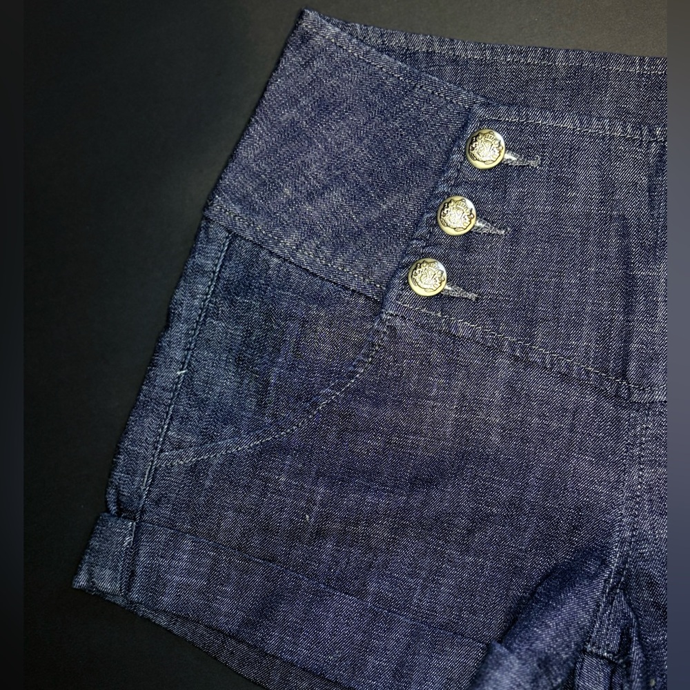VINTAGE HI-WAISTED SAILOR SHORTS